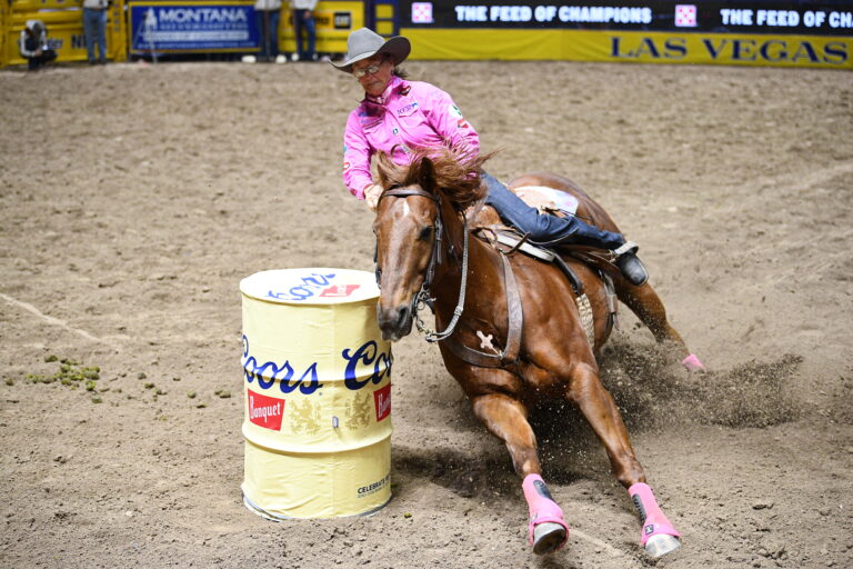 Dona Kay Rule barrel racing NFR