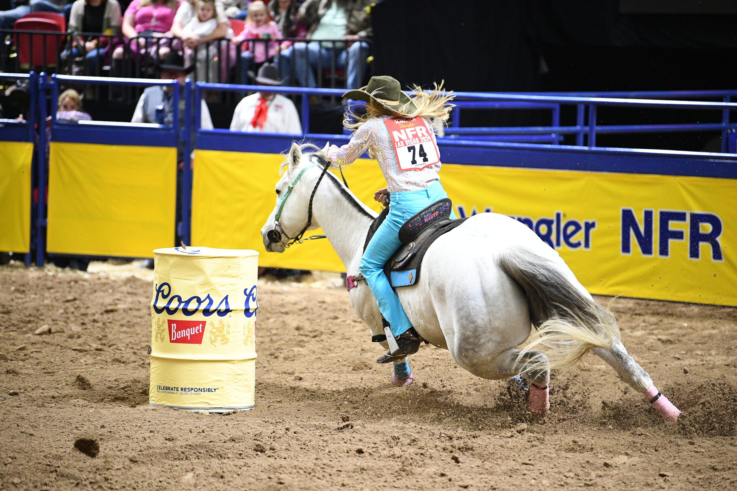 Tiany Schuster NFR barrel racing