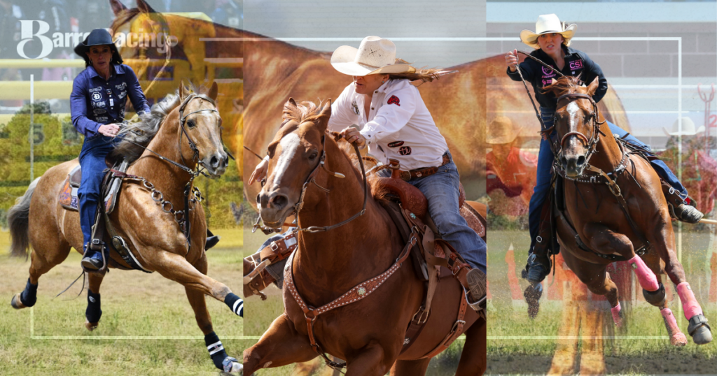 FireWaterOnTheRocks progeny barrel racing collage