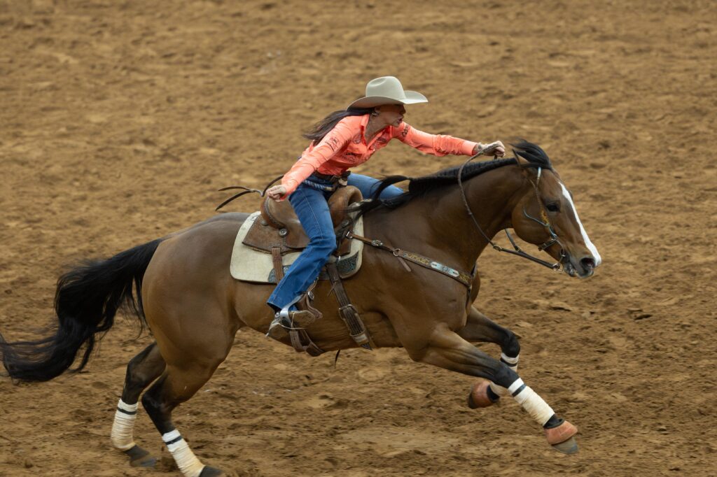 Megan McLeod Sprague at the San Antonio Stock Show & Rodeo.