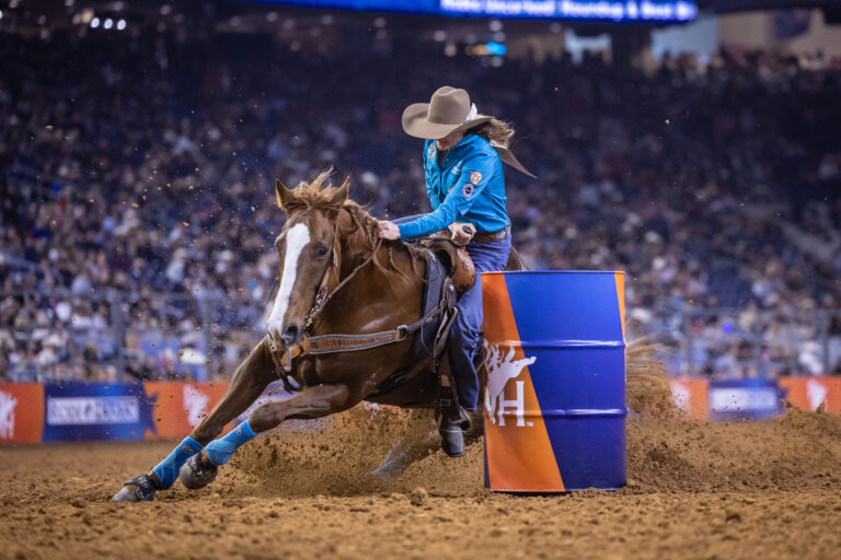 Brittany Pozzi Tonozzi barrel racing RodeoHouston