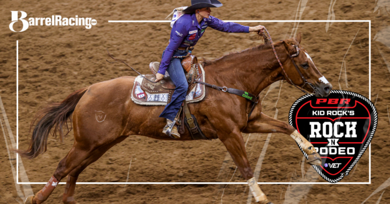 Stevi Hillman barrel racing