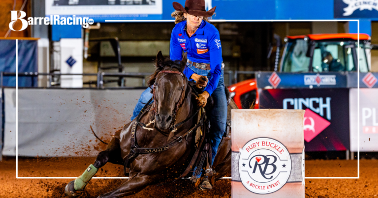 Ashley Schafer and The Coffee Guy Ruby Buckle