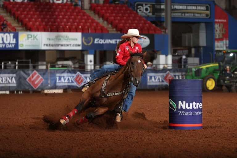 Kennzie Nixon at the 2024 World Championship Junior Rodeo in Guthrie, OK.