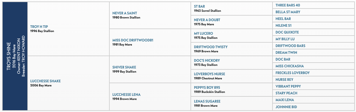 Troys Shine owned Kennzie Nixon