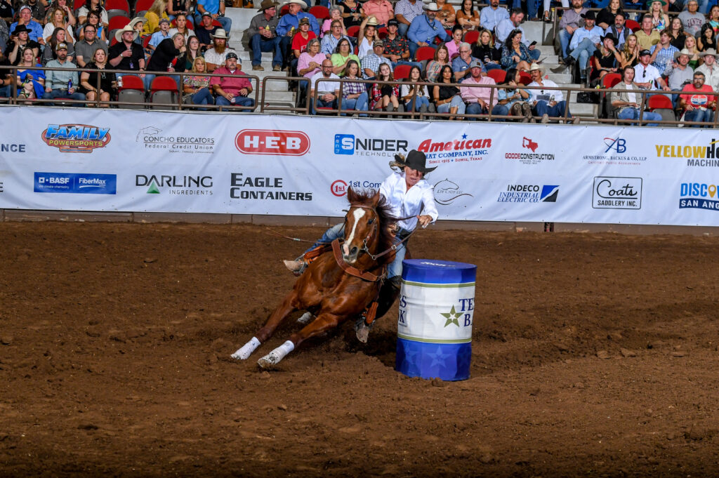 Sabra O Quinn barrel racing