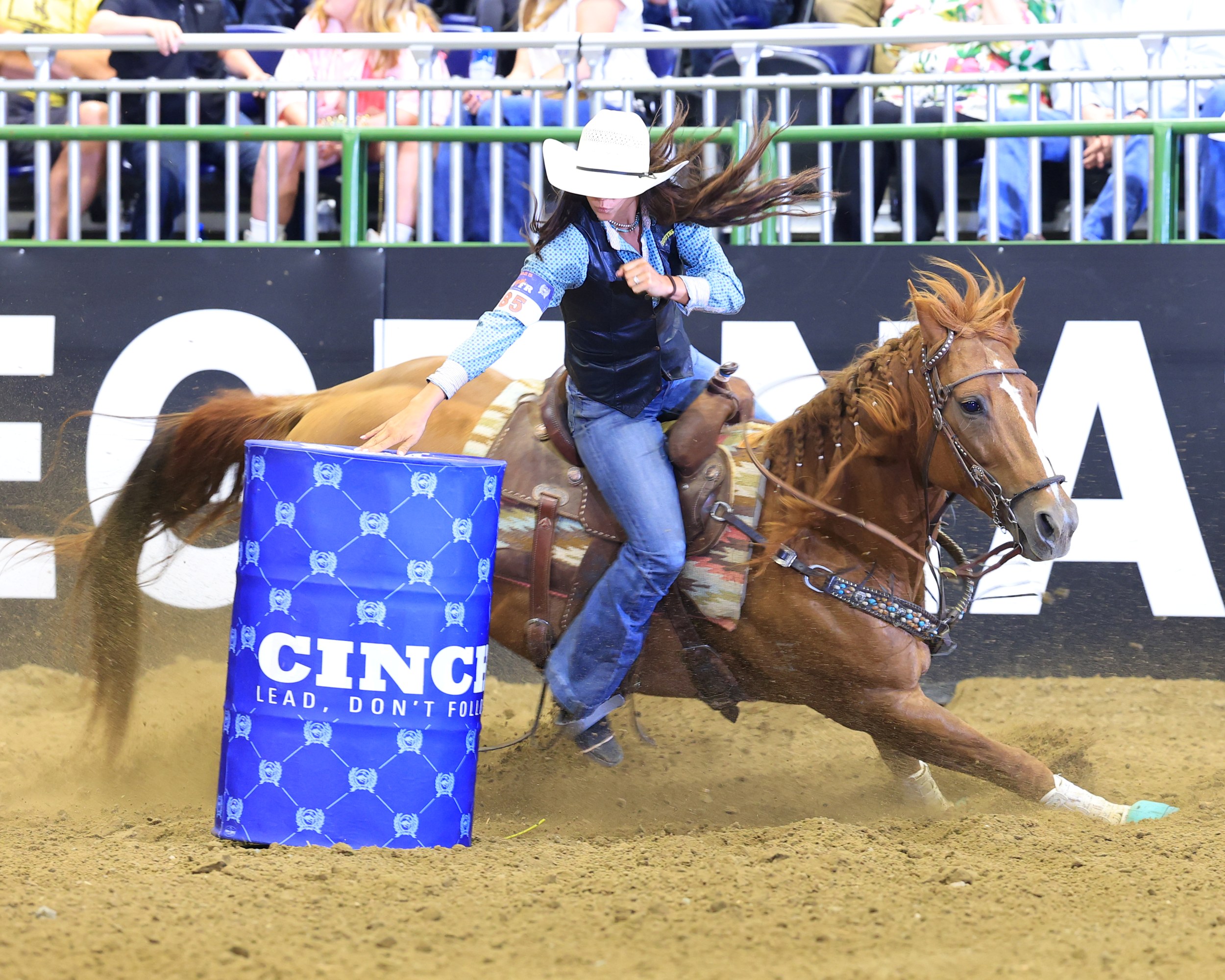 Casey Mathis barrel racing CNFR