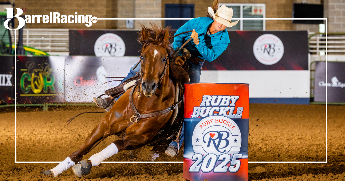 Taylor Langdon and Hes Got The Sting Ruby Buckle