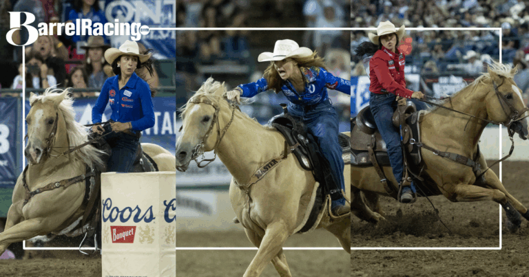 barrel racers at Reno Rodeo 2025