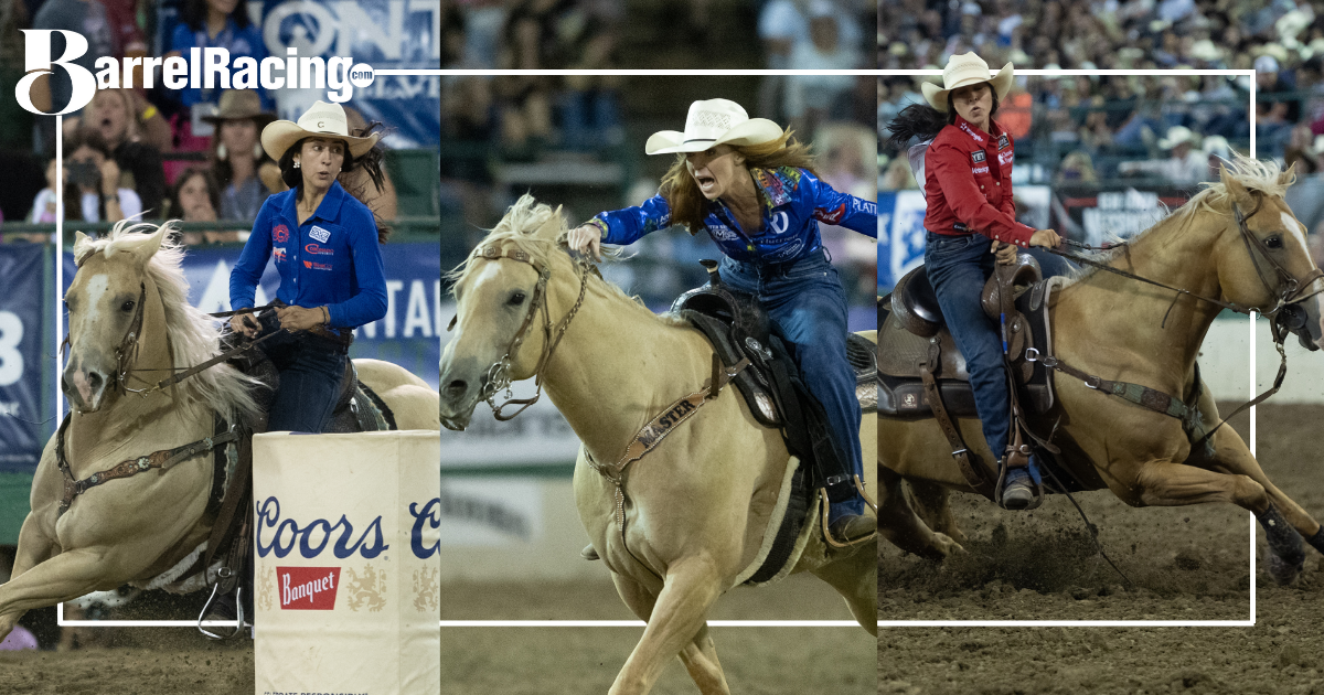 barrel racers at Reno Rodeo 2025
