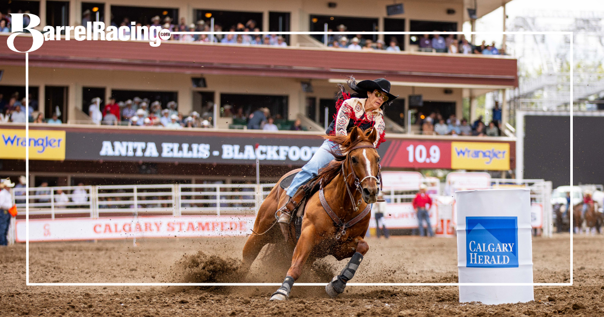Anita Ellis Calgary barrel racing