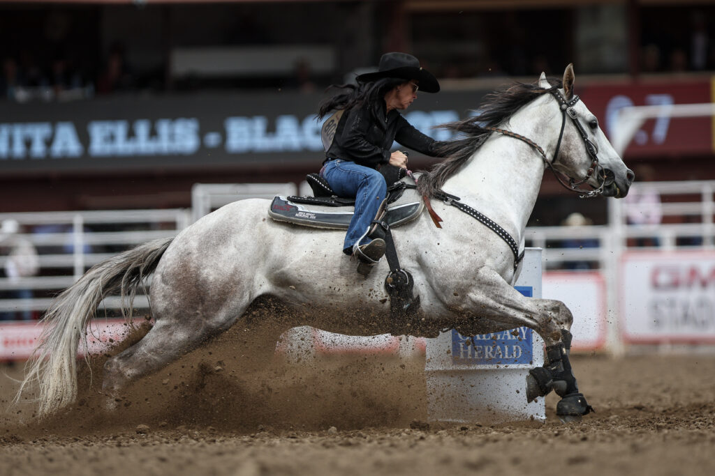 Anita Ellis Calgary Stampede barrel racing