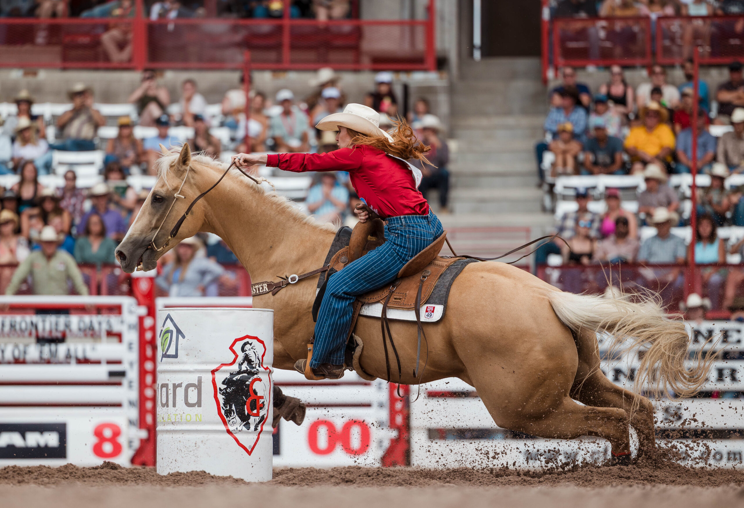 Emily Beisel Cheyenne Frontier Days barrel racing