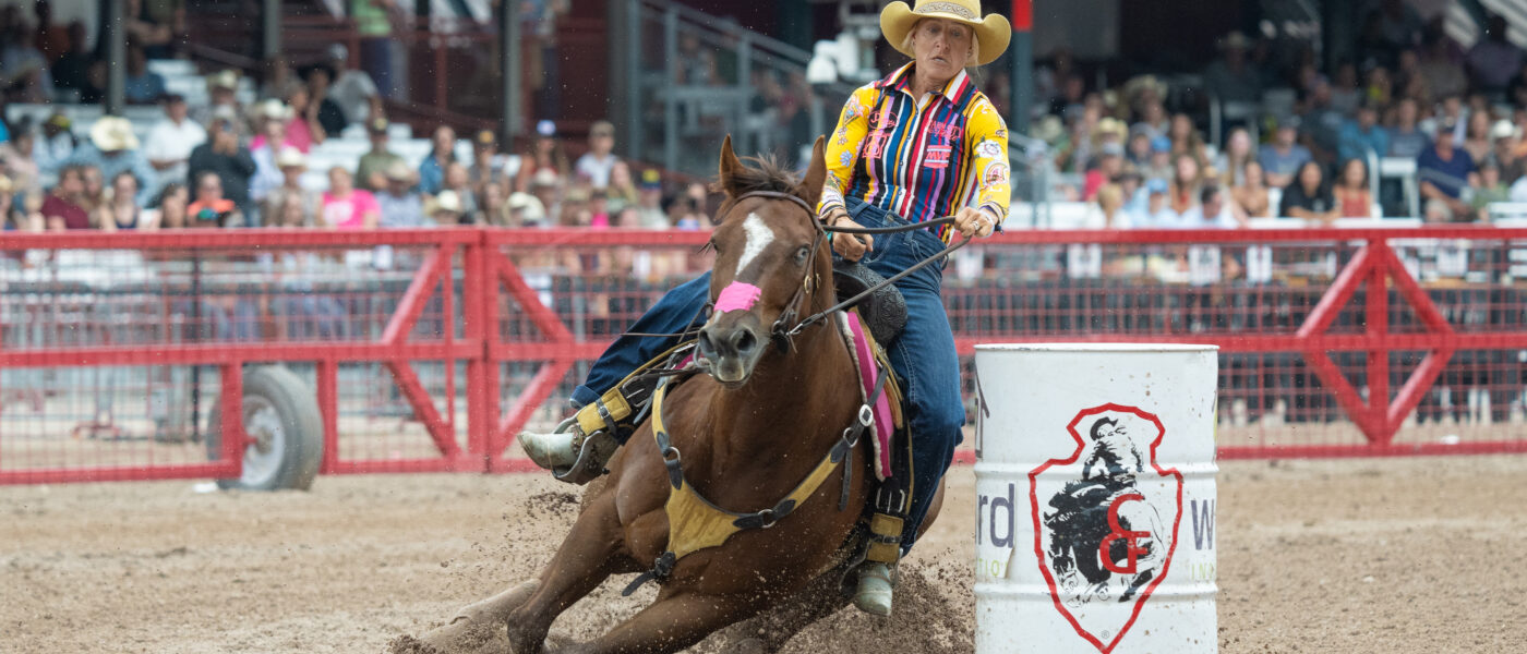 Summer Kosel Cheyenne Frontier Days barrel racing