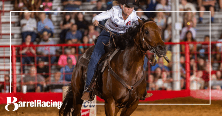 Wenda Johnson barrel racing