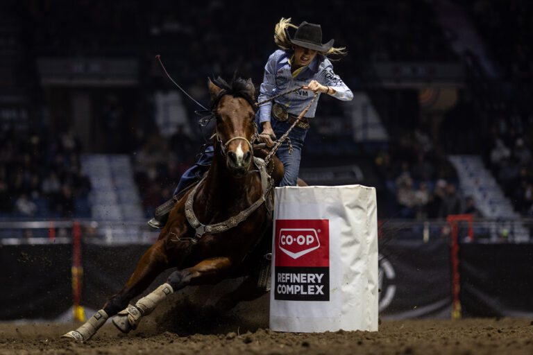 Blake Molle turns a barrel at Maple Leaf Circuit Finals
