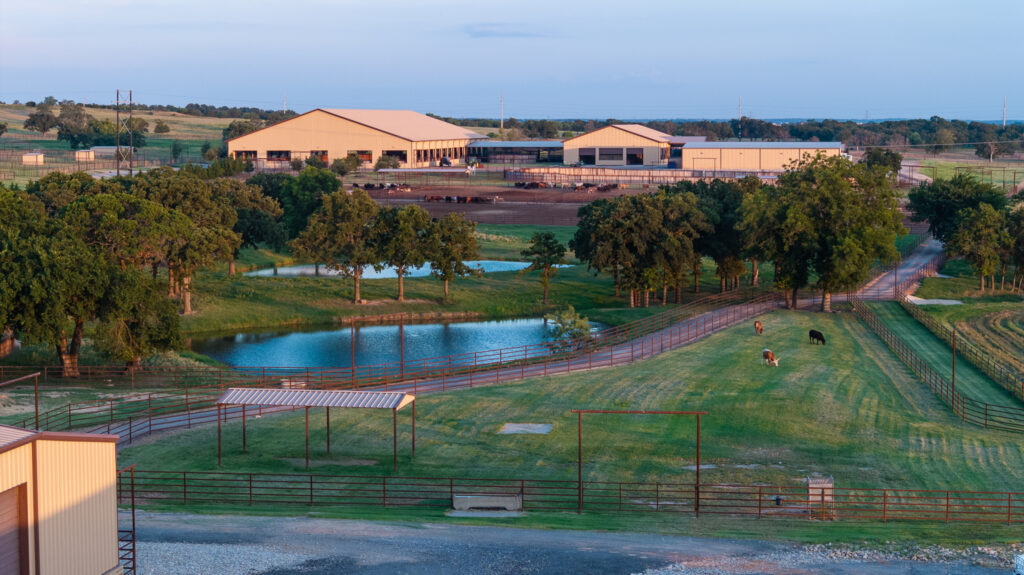 TR9 ranch house and driveway