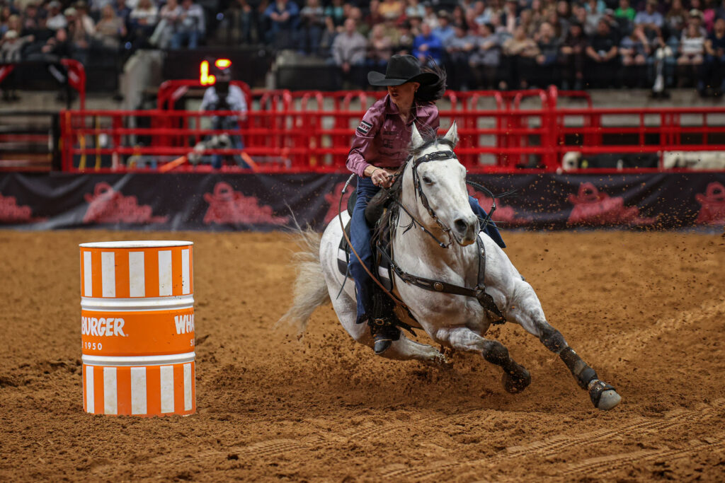 Jordan Driver turns a barrel