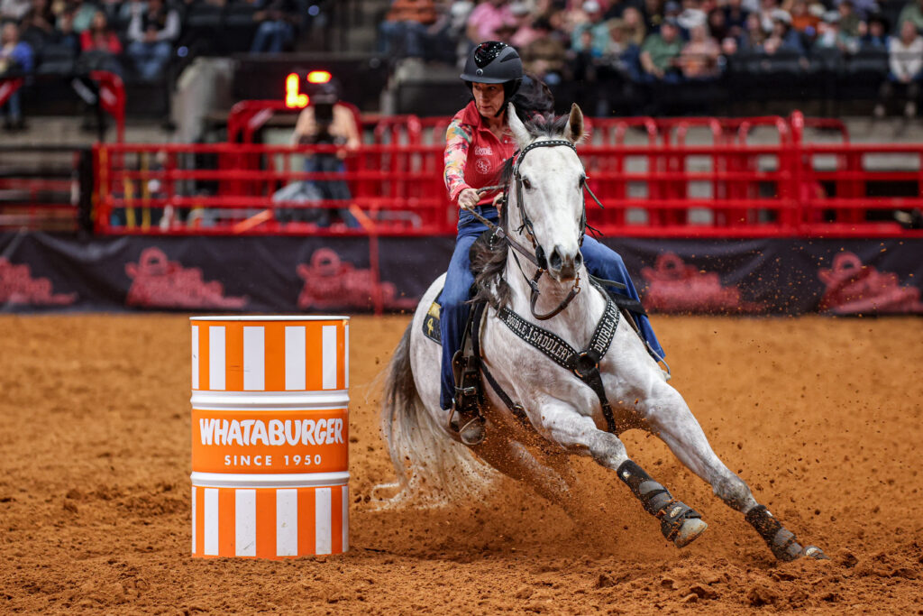 Anita Ellis at San Antonio Rodeo barrel racing