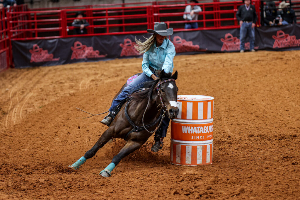 Michelle Alley wraps the iconic Whataburger San Antonio barrel on Stiletto