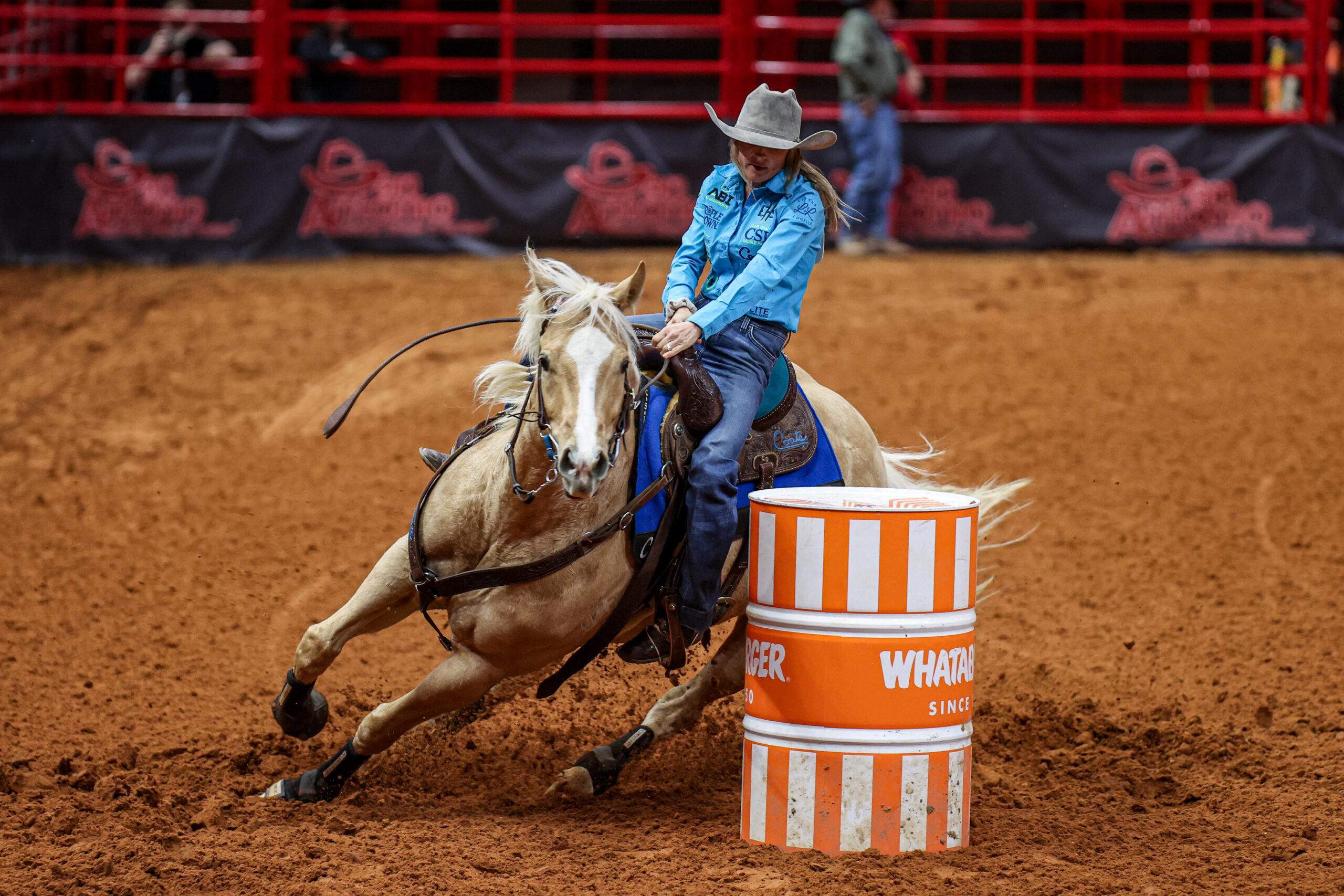 Carlee Otero turns a barrel at San Antonio