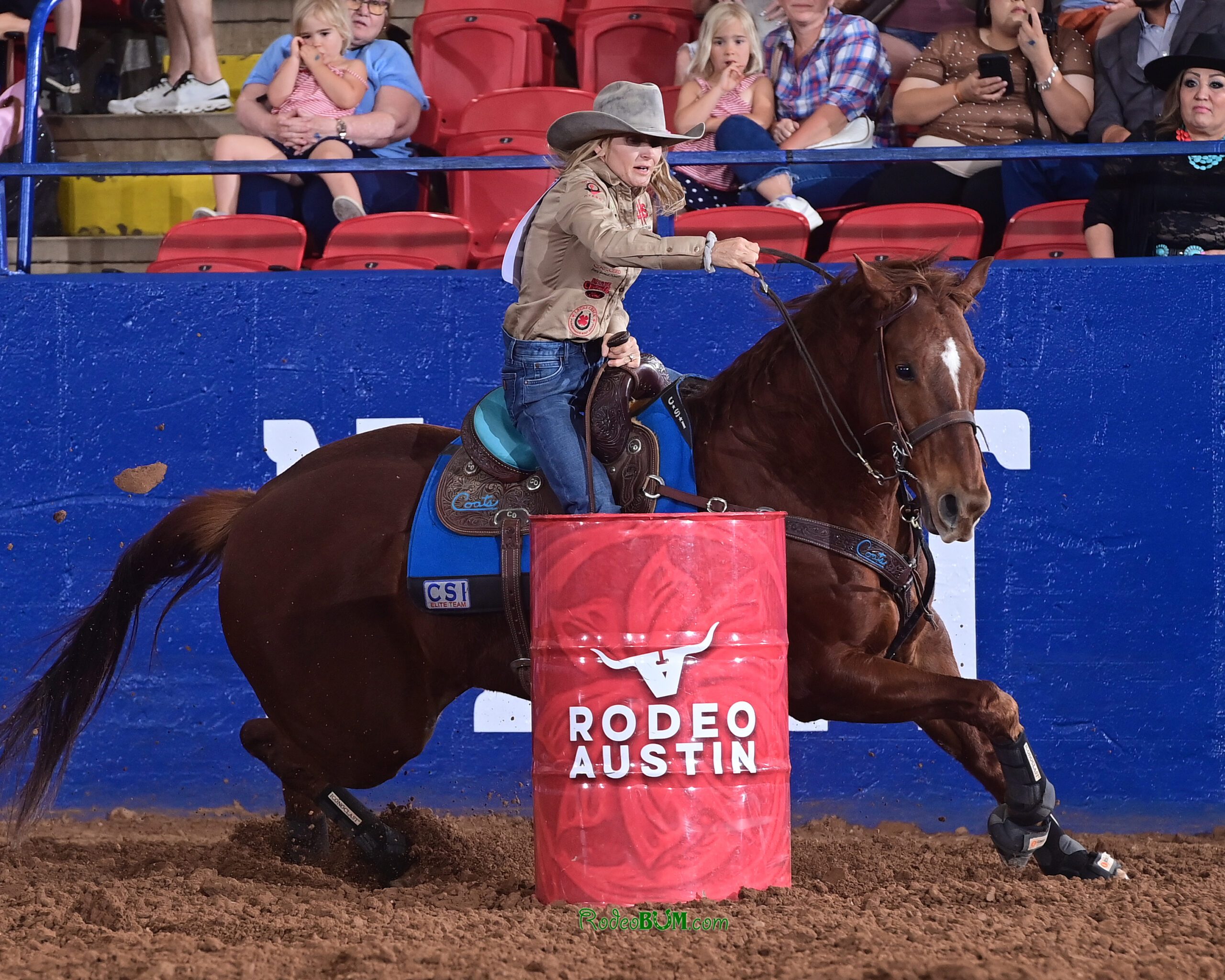 Carlee Otero turns a barrel in Austin