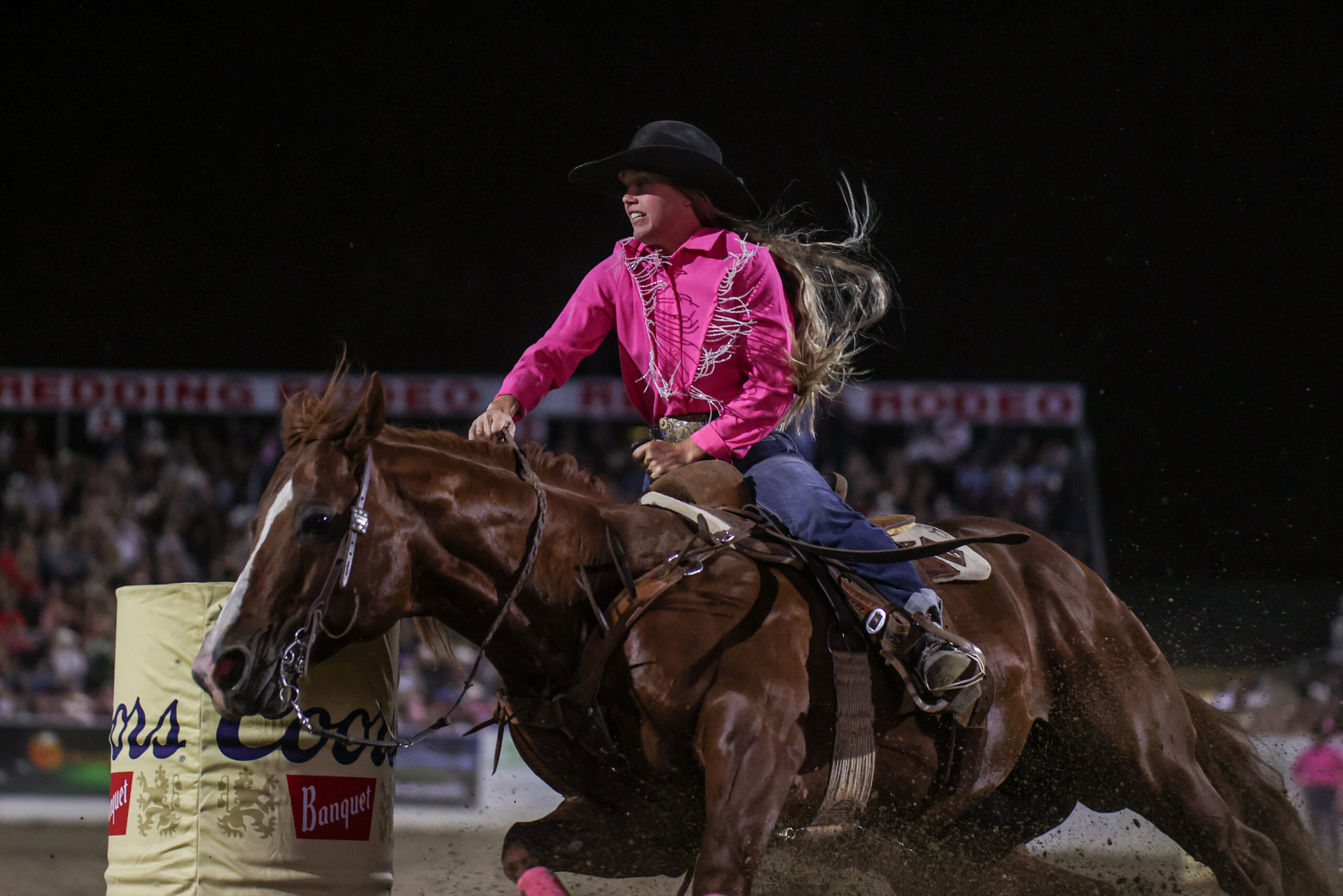 Sydney Graham and Dupont First turn a barrel