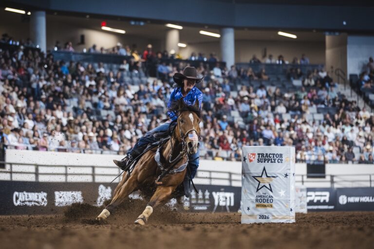 Heidi Gunderson turns a barrel