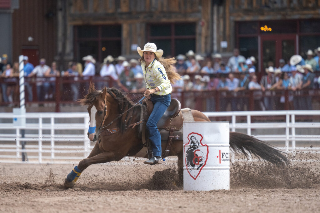 Tayla Moeykens and KN Fames Best Yet at Cheyenne Frontier Days