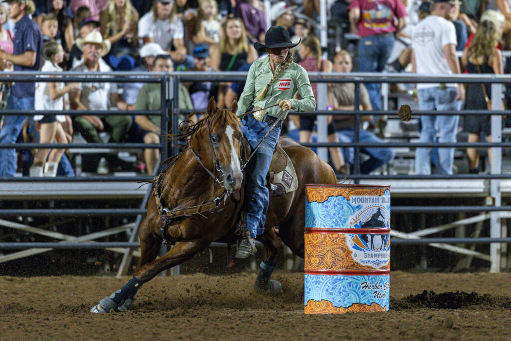 Sydney Graham turns a barrel on Dupont First