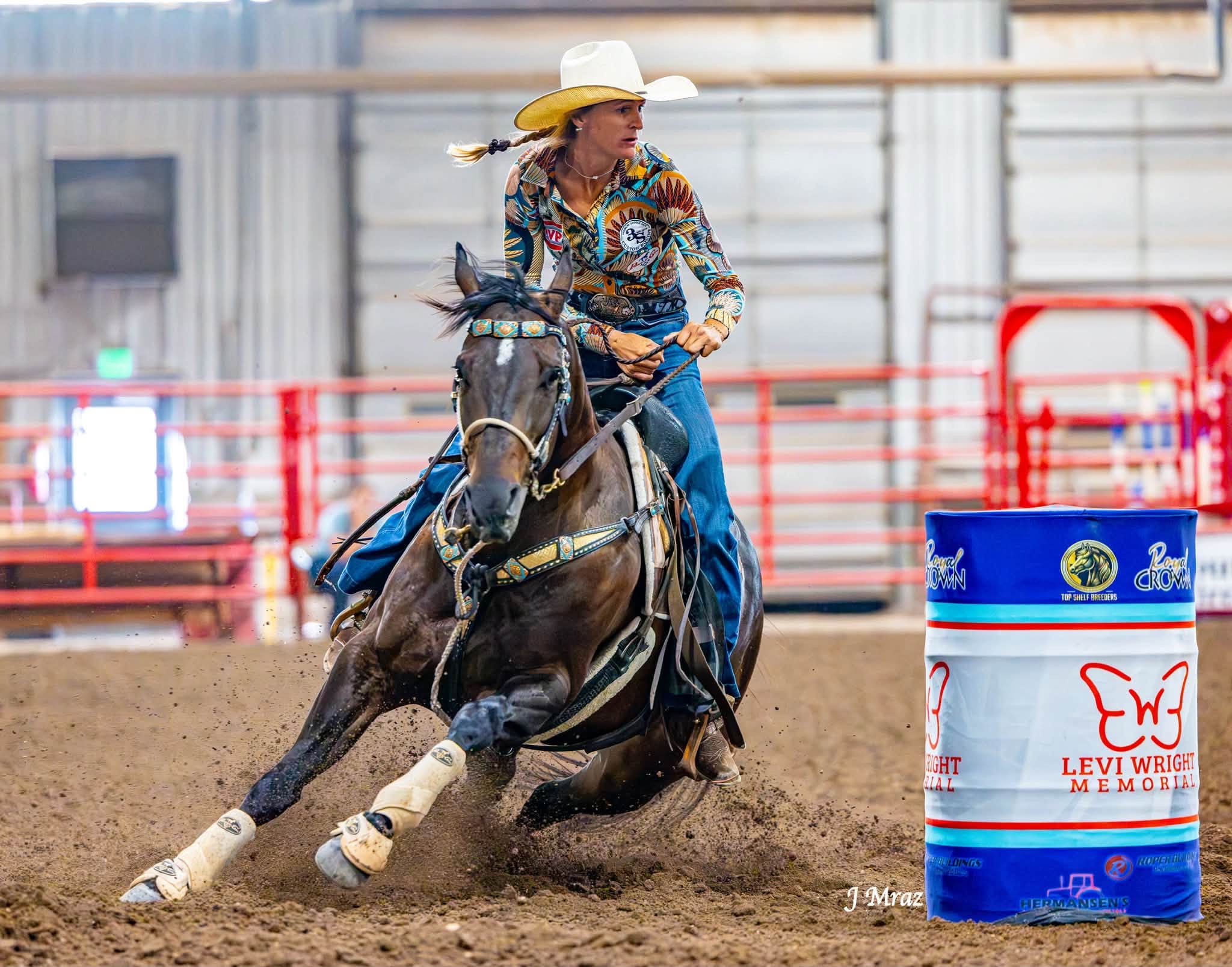 Taylor Miniat and Love Lane, 2026 Levi Wright Memorial Mega Open champions, photo by J Mraz Photography.