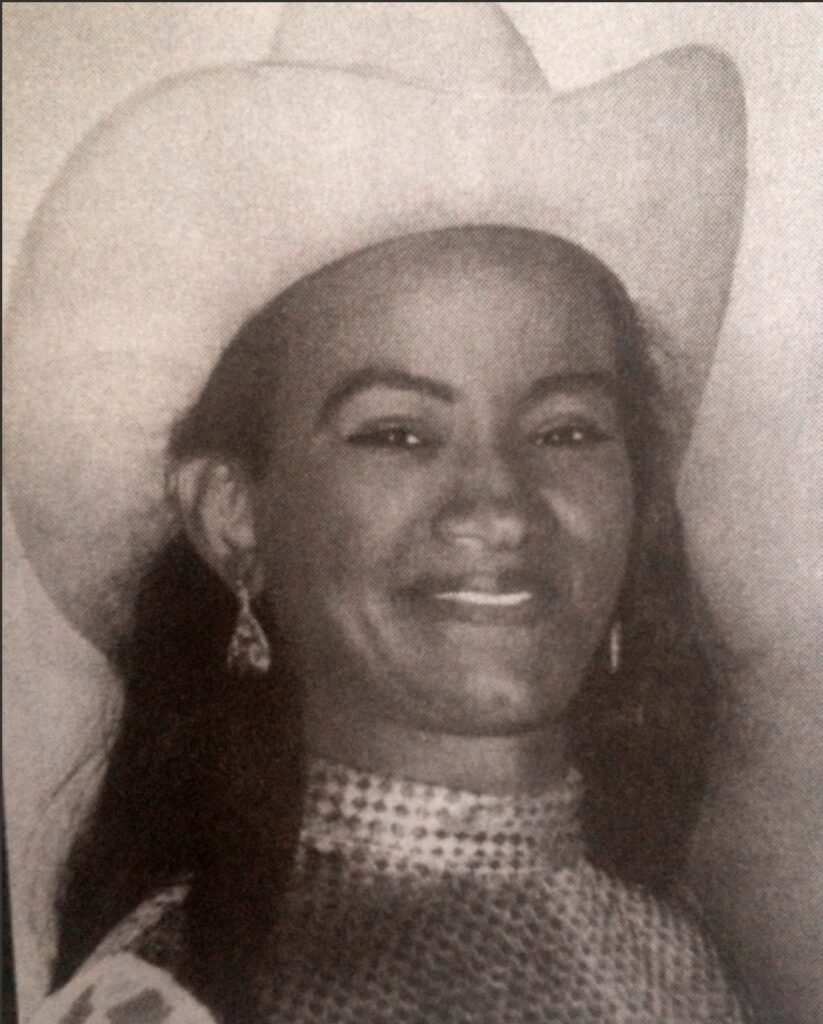 Verna Booker Hightower poses for a portrait