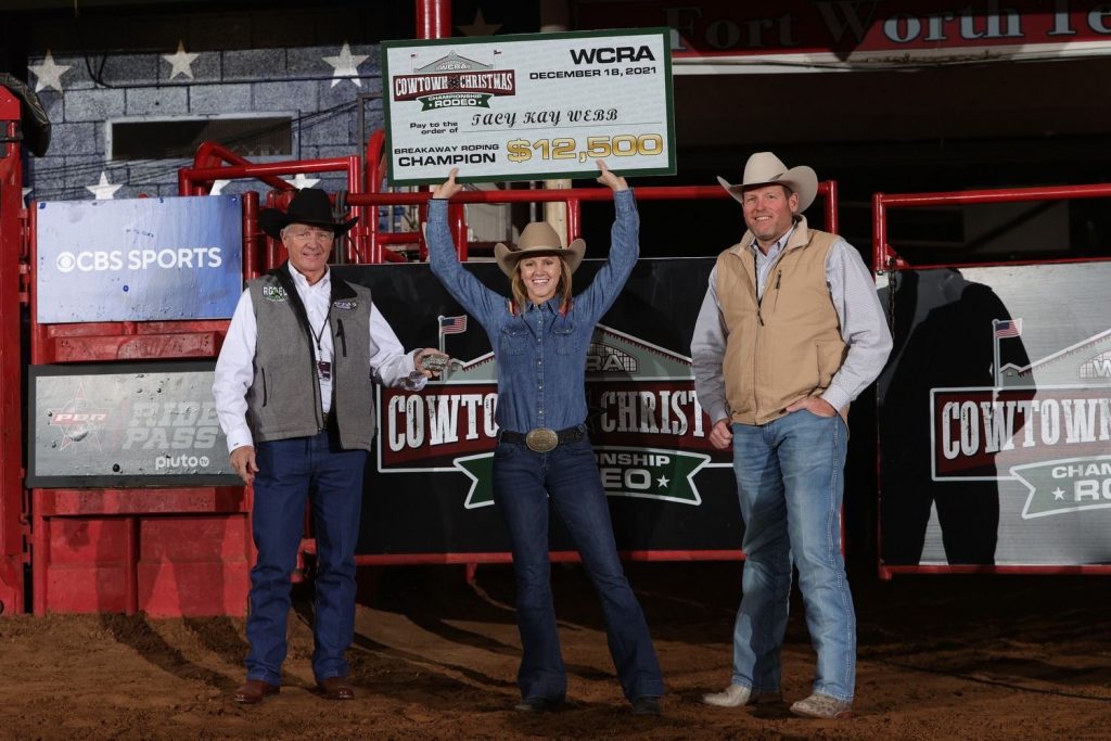 $1 Million Contention: Webb Wins Wcra Cowtown Christmas Championship Rodeo