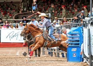 Martha Angelone Breakaway roping at NFR Open