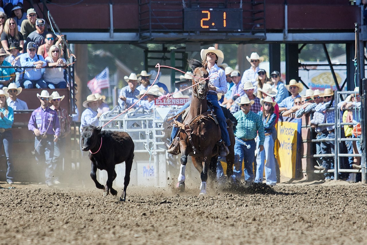 Joey Williams breakaway roping