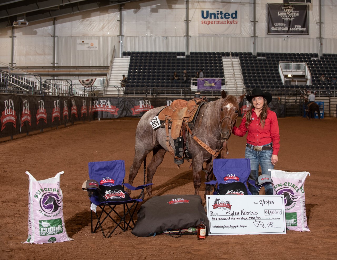 Rylea Fabrizio Cashes In On Single Entry At Roping Futurities Of America On Hiss N Up