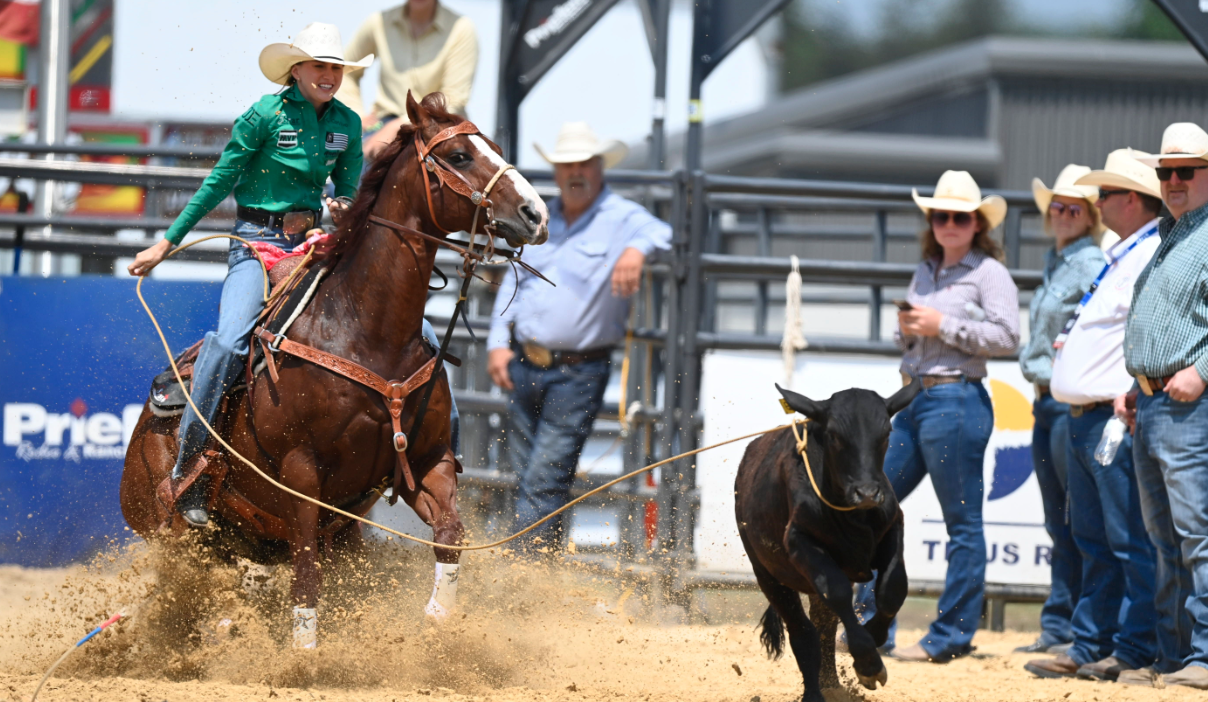 Josie Conner's "Tonka" is one of the three oldest horses competing at the 2023 NFBR.