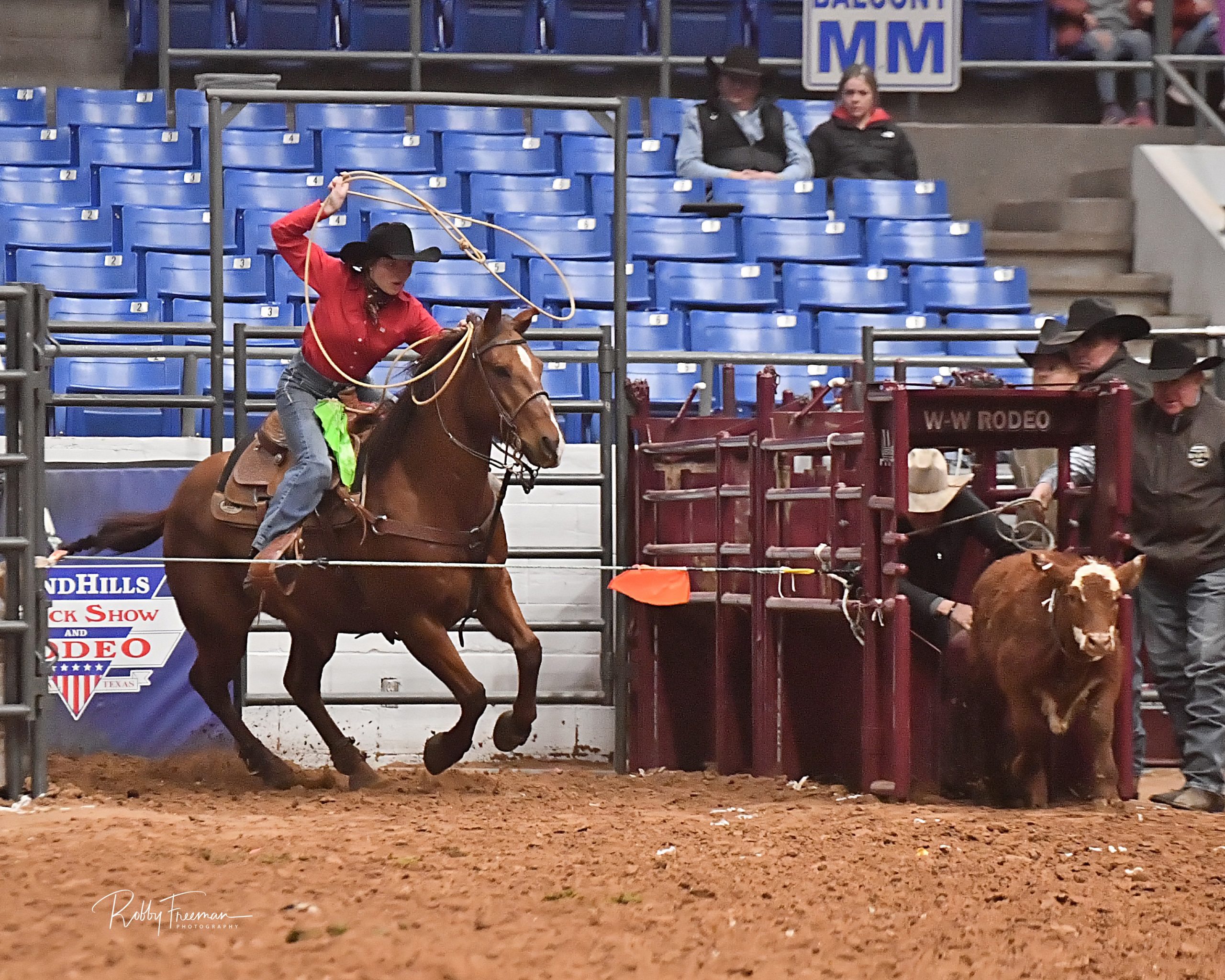 Addie Weil went 1.6 seconds to win the Sandhills Stock Show & Rodeo.