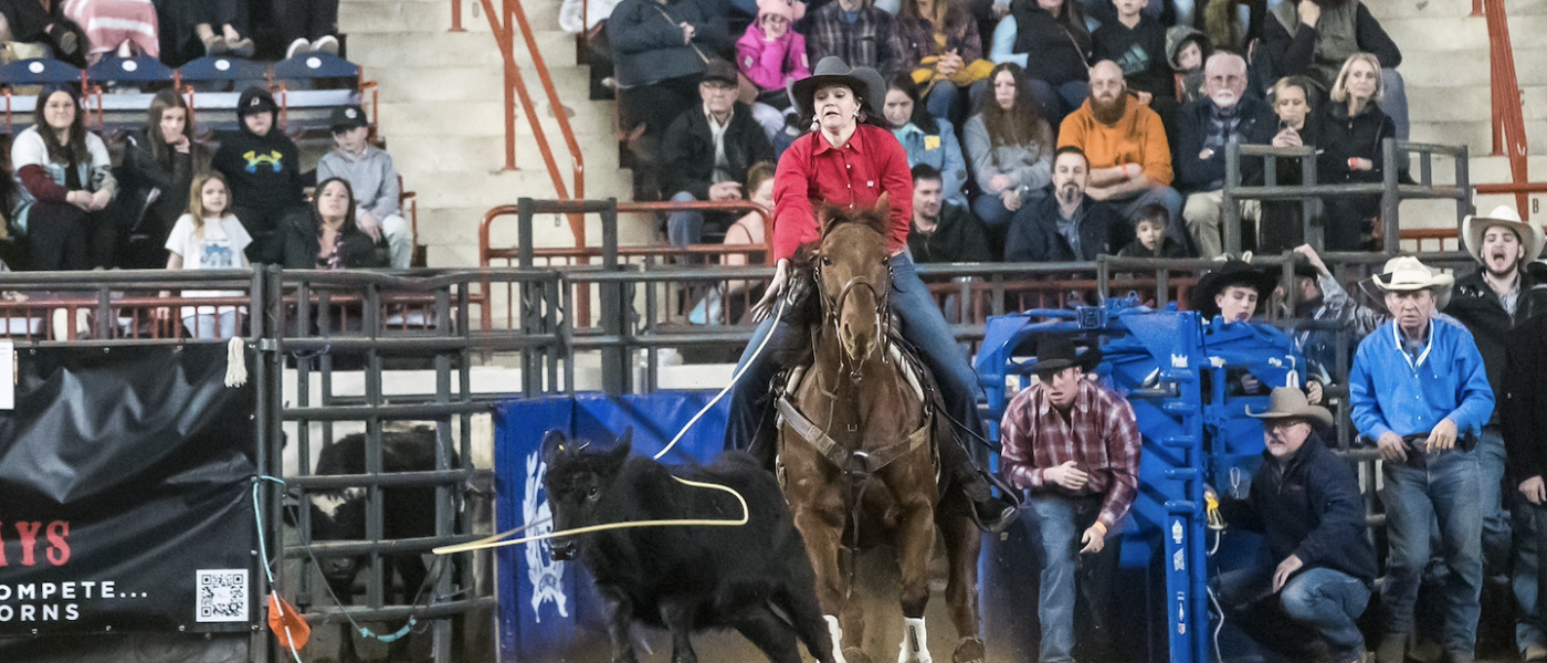Jessie Letzelter moved from the No. 2 spot to clinch the First Frontier Circuit Year-End Championship aboard "Folsom."