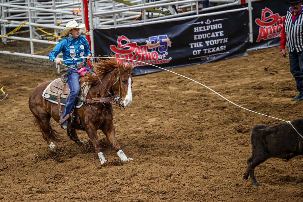 Shai Schaefer made a statement during Semifinals 1 on Thursday night at the 2024 San Antonio Stock Show & Rodeo.