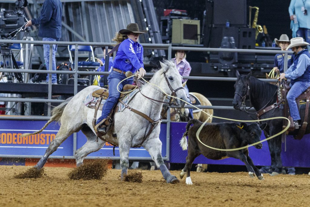 Kendal Pierson leads Super Series 3 at Rodeo Houston.