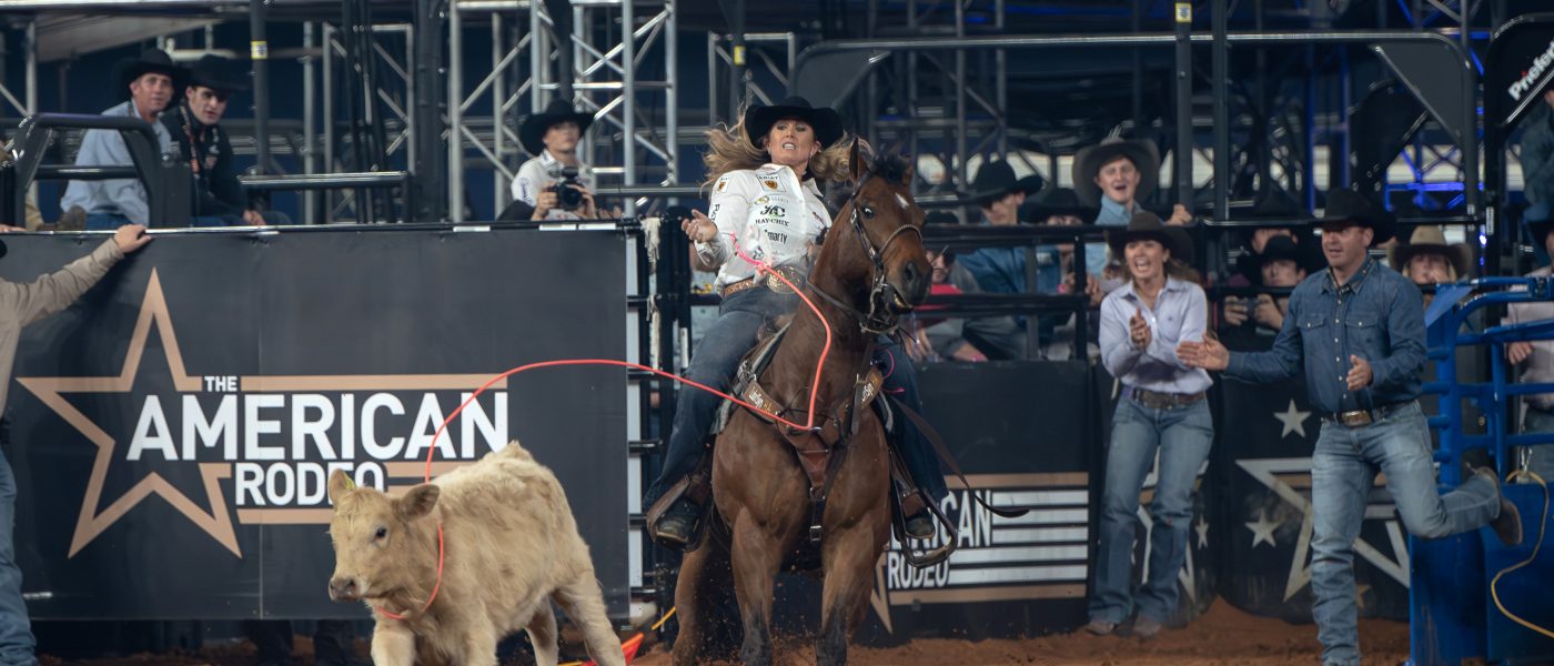 Jackie Crawford at The American Rodeo 2023.