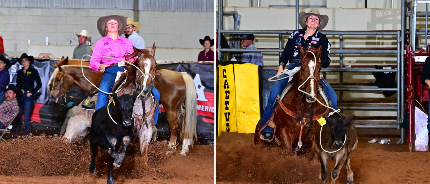 Beau Peterson (left) and Cheyanne McCartney (right) took the Futurity and Derby titles at the 2024 RFA in Waco, Texas.