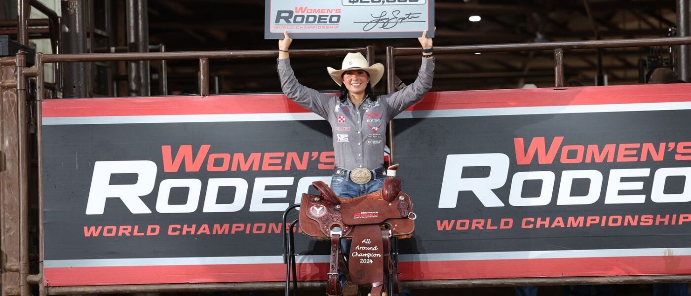 It's Martha Angelone's world at the WRWC, and she proved it again at the 2024 event, winning both the breakaway and all-around world championship.