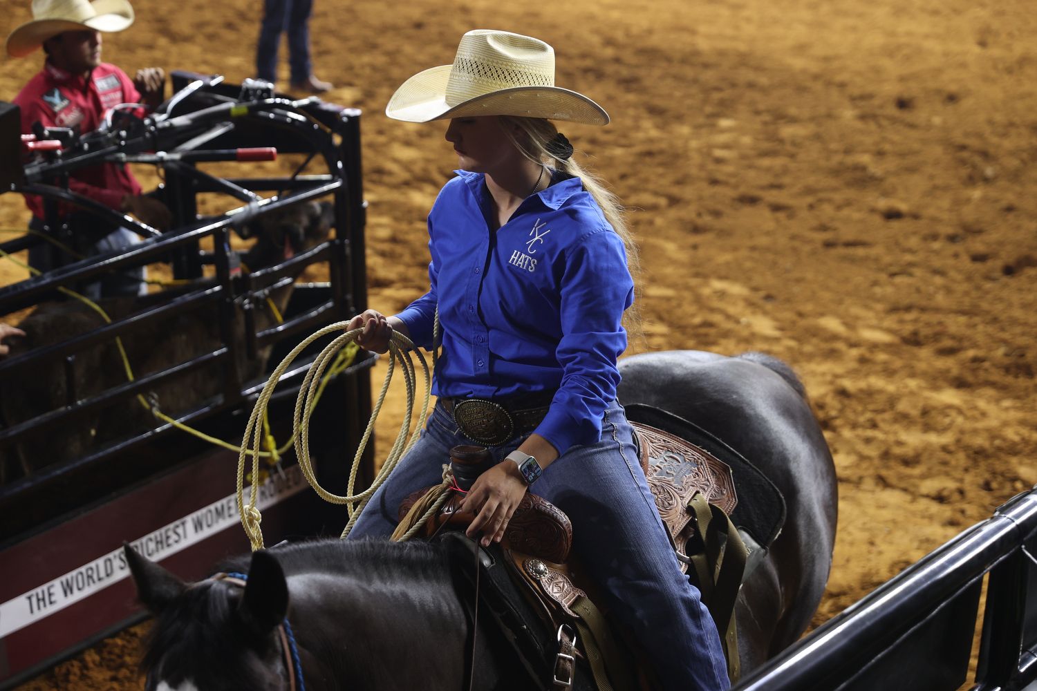 Amy Ohrt was the talk of the night with her 1.76-second run that decisively sealed her 2024 WRWC Breakaway Championship. Photo by Bullstock Media.
