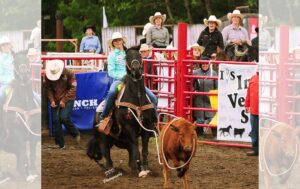 Shaya Biever stunned at the Daines Ranch Pro Rodeo with a 1.6-second run.