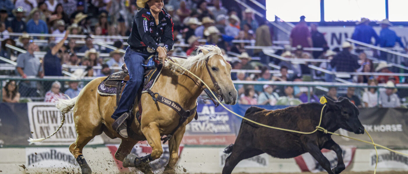 Taylor Munsell gathered up $13,582 at the 2024 Reno Rodeo, moving her (unofficially) into No. 2 in the WPRA World Standings.