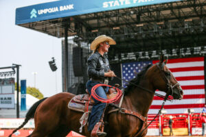 Women in rodeo are pushing the sport forward, whether they're in the saddle, stands or behind the chutes.