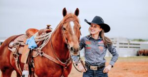 Josie Conner's "Stylish Drifter," known better as "Dutch," was voted the 2024 Breakaway Horse of the Year.
