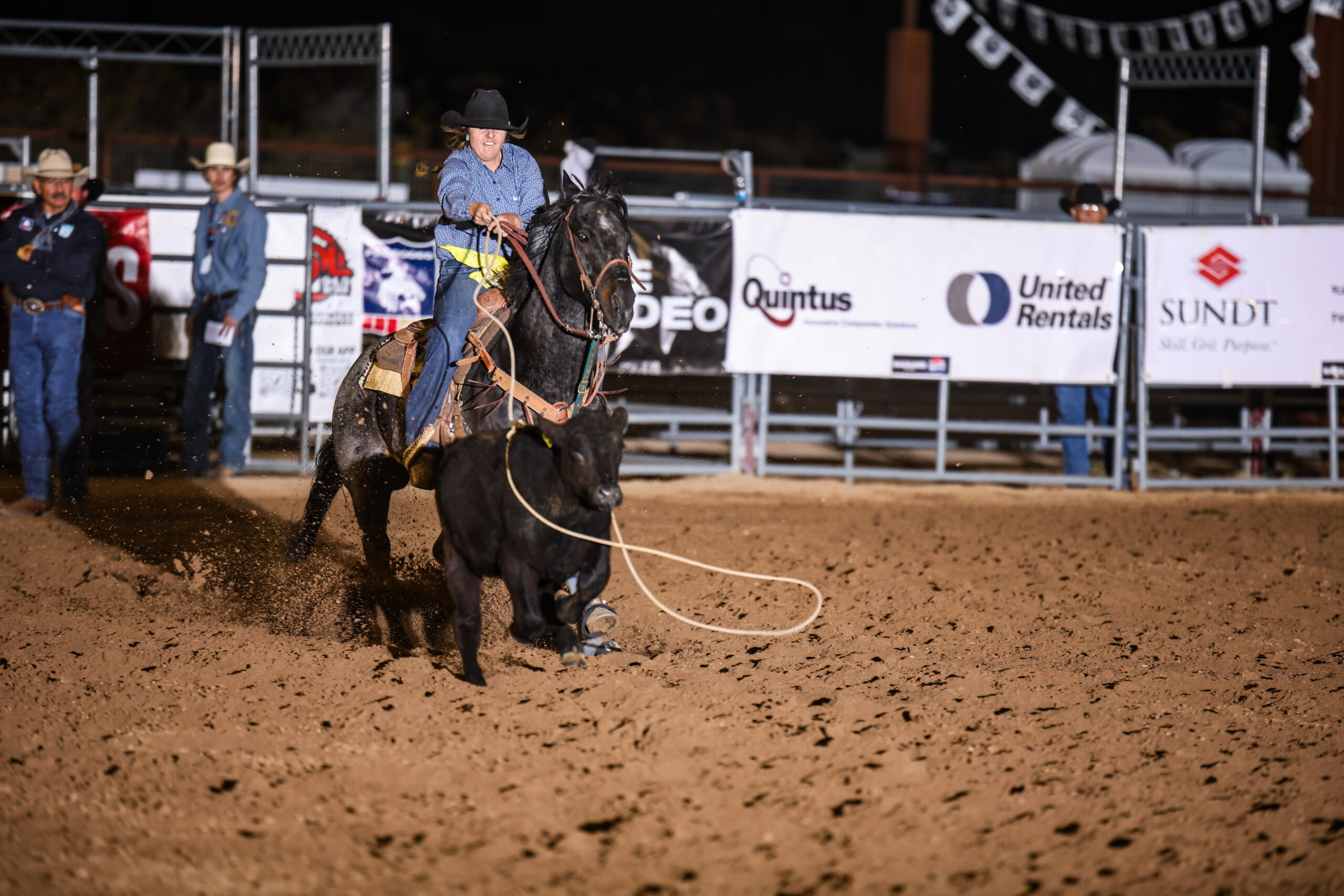 "CB" may not have been LeighAnn Scribner's favorite at first, but the geldings' statue-like habits in the box helped him win her over. 